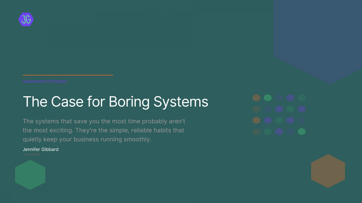  The Case for Boring Systems 